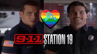9-1-1  travis montgomery of station 19 - Scene fanmade!