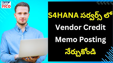 How to Post a Vendor Credit Memo | FB65 T- Code is used to post vendor credit memo | S4 HANA Finance