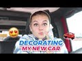 DECORATING MY CAR || KESLEY JADE LEROY