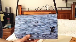 LOUIS VUITTON Epi Clery Denim Light 307480