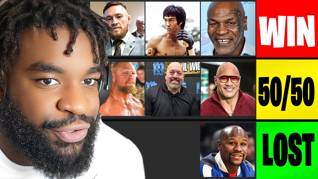 Ranking Fighters On Who I Can Beat In A Fight..