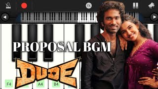 Metro proposal bgm in piano | dude metro proposal bgm | dude | walk band | melophile 
