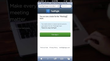MeetingQ - TestFlight Utility App Install