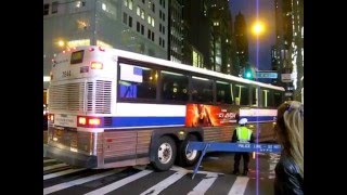 2002 MCI D4500CL 2844 on the X30 departing 57 Street/5 Avenue