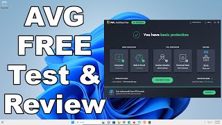 AVG FREE Antivirus Test \u0026 Review 2023 - Antivirus Security Review - Security Test