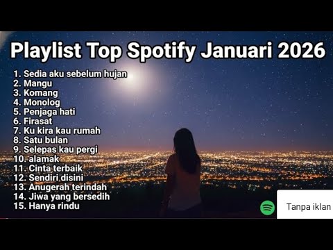 Playlist Top spotify dan tren tiktok Indonesia 2026