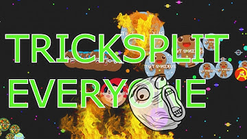 Agar.io- TrickSplit Amazing Gameplay