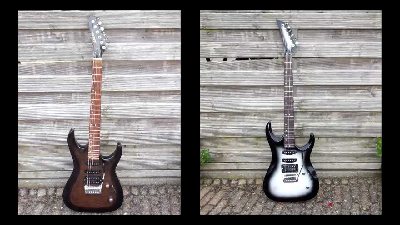 How I Repainted/Reshaped my Guitar YouTube