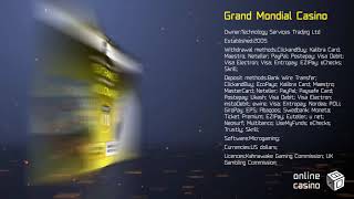 New casino named Grand Mondial: review by OnlineCasinoBOX.net
