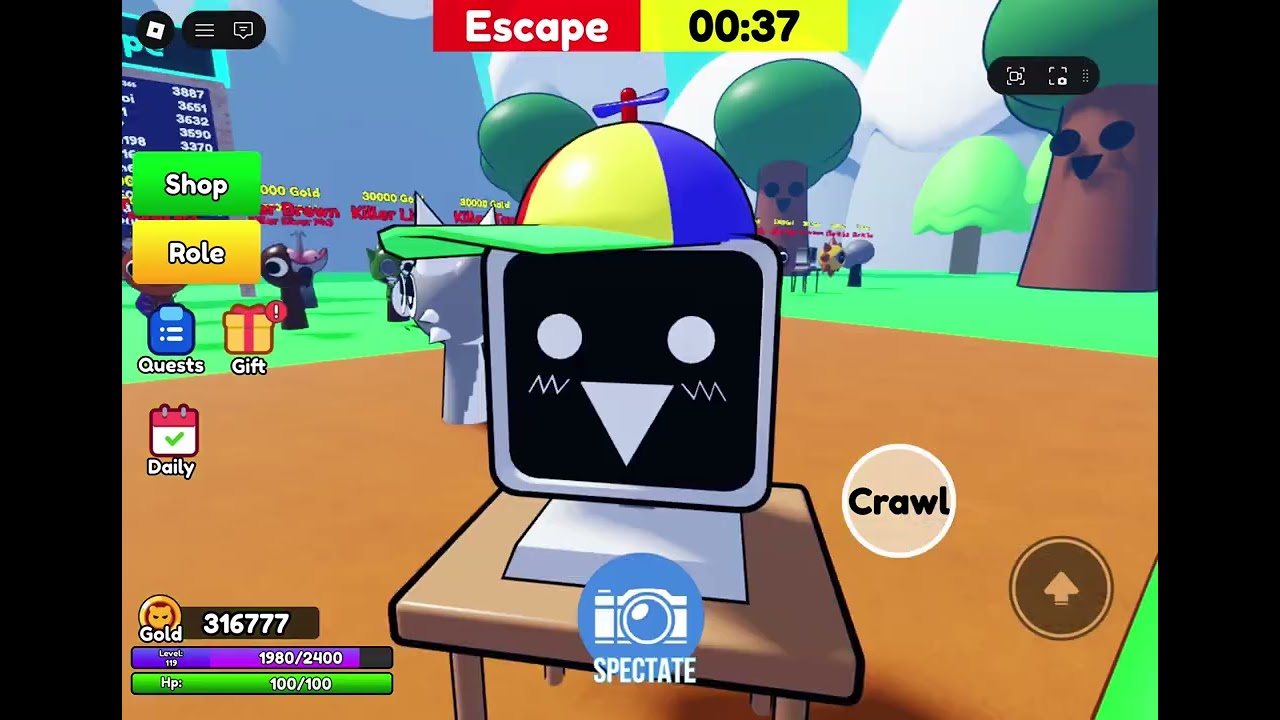 Messing around in Roblox 3