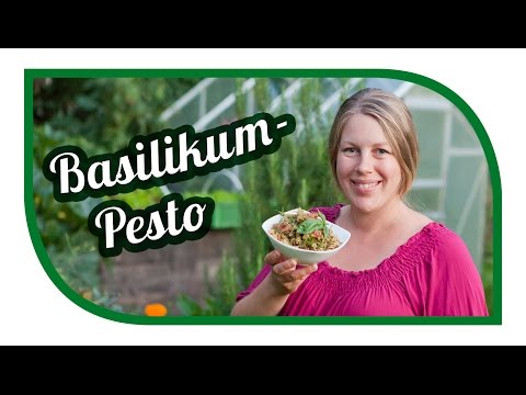 Basilikumpesto Rezept. 