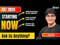 Starting Now for CAT 2026 I Don't Miss to Watch It I