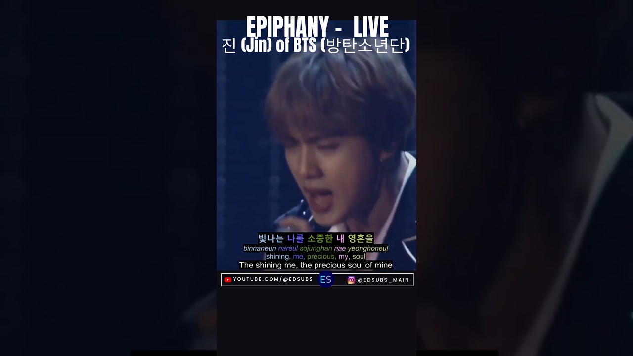 B★VERSE 福岡 JIN 진(Jin) of BTS(방탄소년단) - Epiphany - Fukuoka Dome -LIVE