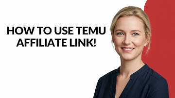 HOW TO USE TEMU AFFILIATE LINK! - Julia