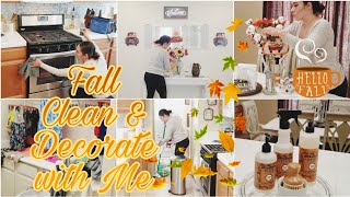Fall Clean & Decorate with Me || Cleaning Motivation 2019 || Mrs. Meyers Fall Scents