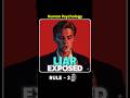 Exposed Liar 💀| Dark Psychology Tricks - #psychology #humanbehavior #shorts