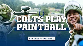 Colts Playing Paintball - Offense vs. Defense | Indianapolis Colts
