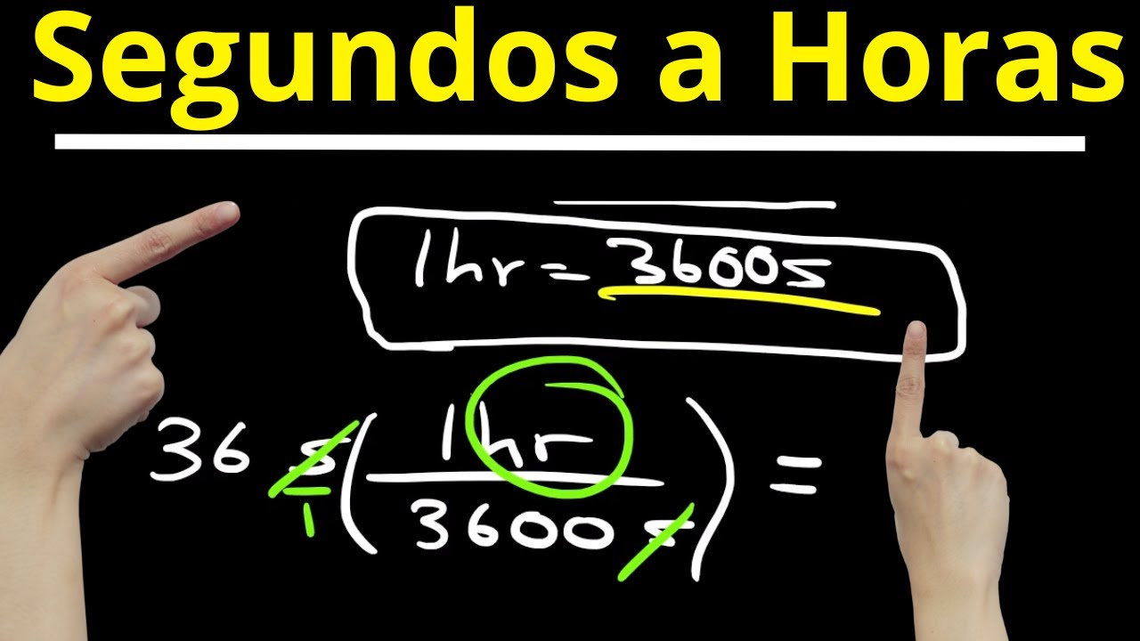 Cómo Convertir Segundos a Horas: Guía Rápida y Fácil | S a Hr - YouTube