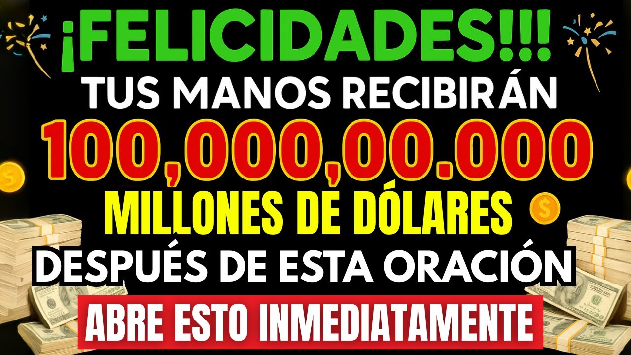 DIOS DICE: TU CUENTA BANCARIA ESTÁ A PUNTO DE SORPRENDERTE — EL DINERO VIENE DE LOS LUGARES...