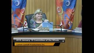 Committee of the Whole - 19 January 2016