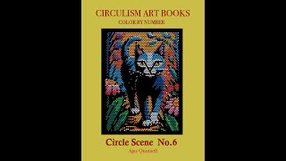 Circle Scene No.6 - Color By Number Circulism Book Ajay Quinnell Flipthrough