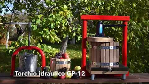 Come funziona il torchio idraulico per uva?