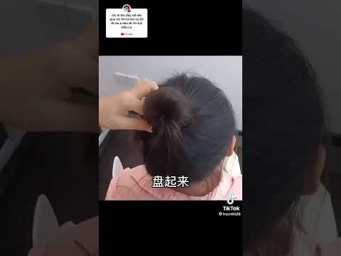 Video cách búi tóc củ tỏi ???? - youtube