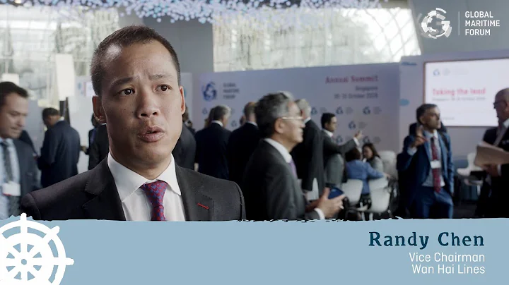 Snapshot with Wan Hai Lines' Randy Chen at the Glo...