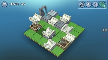 Flow water fountain 3D puzzle basic walkthrough level 45