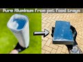 Pet Tray Perfection - Trash To Treasure - ASMR Metal Melting - BigStackD Casting Pure Aluminum