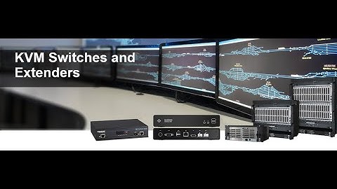 Black Box KVM Switches and Extenders