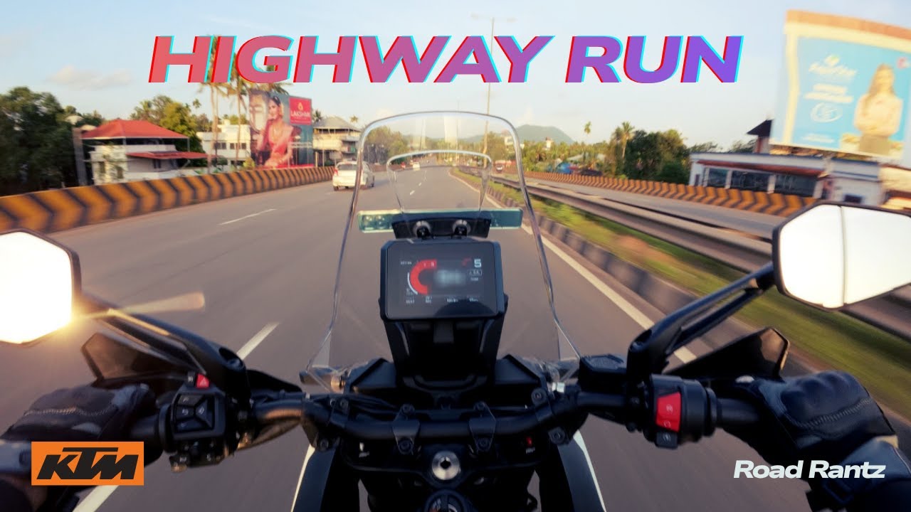 Highway Run : Moto Vlog | KTM Adventure 390 S