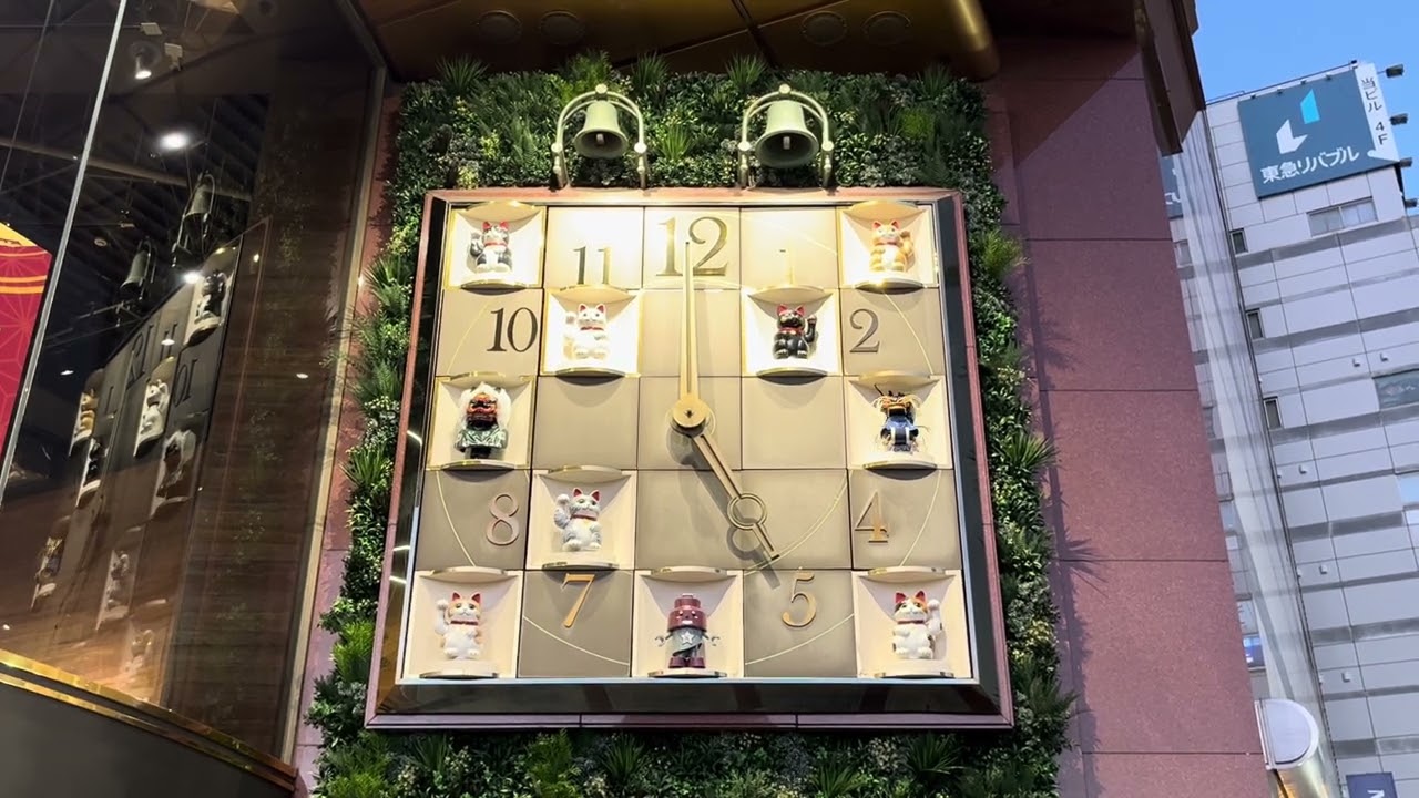 からくり時計（夕方）_埼玉県川口市_ららテラス川口