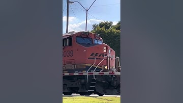 BNSF 6039 Rock Train Valley View Ln Railroad Crossing Farmers Branch TX