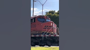 BNSF 6039 Rock Train Valley View Ln Railroad Crossing Farmers Branch TX