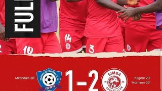 GOLI LA Meddie Kagere , Simba Vs Dodoma JiJi Fc .