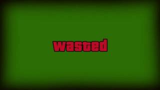 Футаж GTA 5 Wasted Хромакей