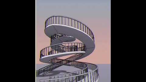 The Ribbon Chapel Ramp Modeling in Revit