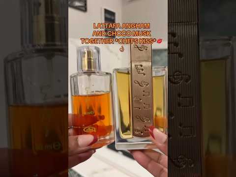 Lattafa Angham And Choco Musk Together Chefs Kiss Perfume Youtube Shorts Lattafa Scents 
