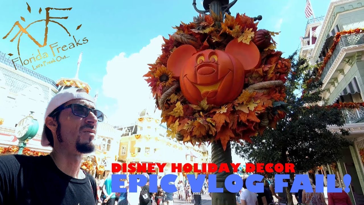 freaks movie EPIC VLOG FAIL! DISNEY HALLOWEEN HOLIDAY DECORATIONS VLOG GONE WRONG!