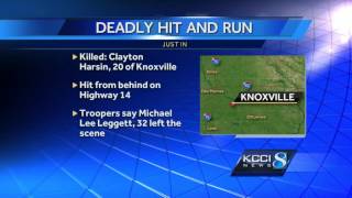 1 dead, 1 arrested in hit-and-run motorcycle crash