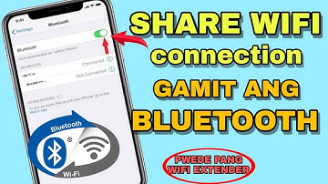 PAANO ISHARE ANG WIFI CONNECTION GAMIT ANG BLUETOOTH? | JOVTV