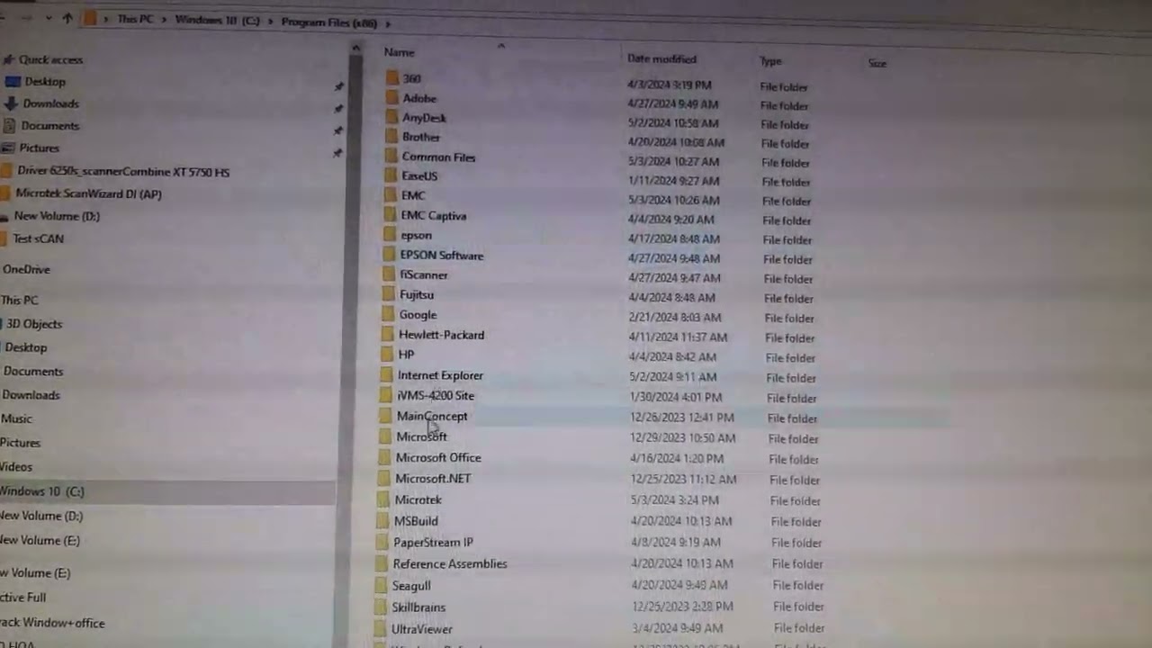 Istall Scan Software