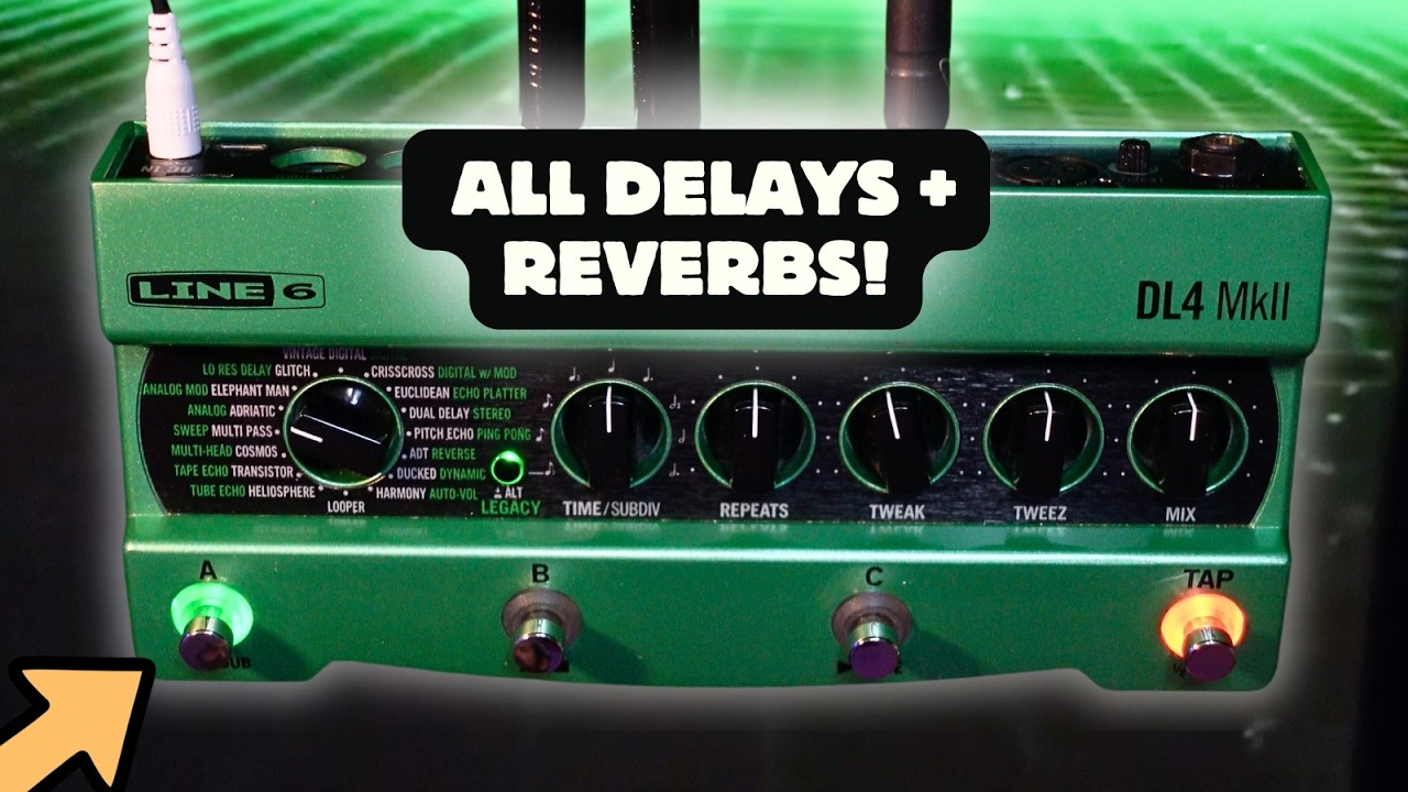 Hear Every Setting: Line 6 DL4 MkII Delay & Reverb! Complete Demo