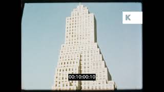 Rare 1940s Colour Footage, New York, Subway, POV from Train, 16mm