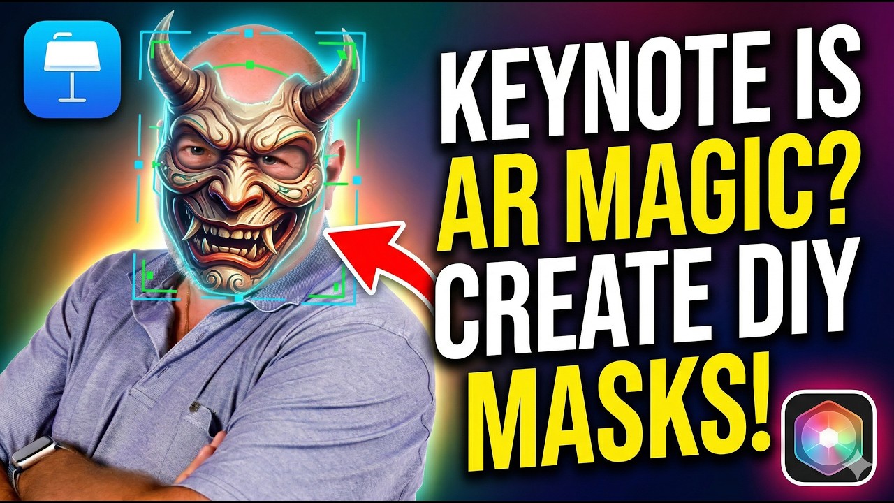 You Won't Believe What You Can Create with Keynote & AR | Create digital masks in Augmented Reality