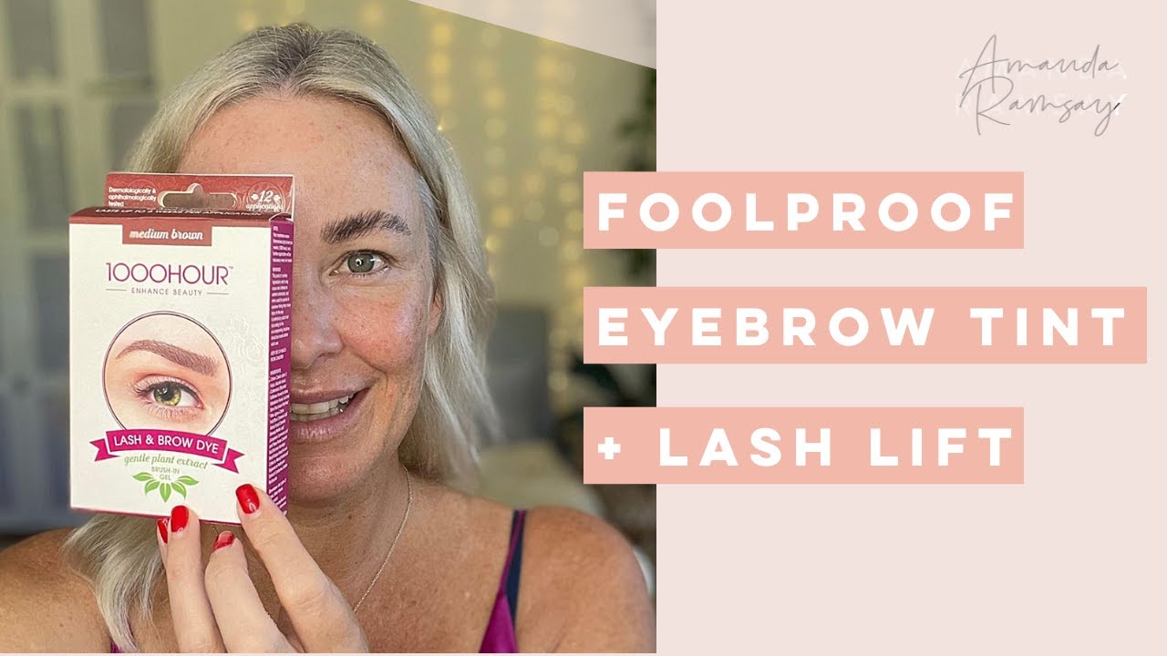 Foolproof DIY eyebrow tint and lash-lifting tips - YouTube