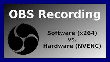 OBS 60 FPS Recording - x264 vs. NVENC