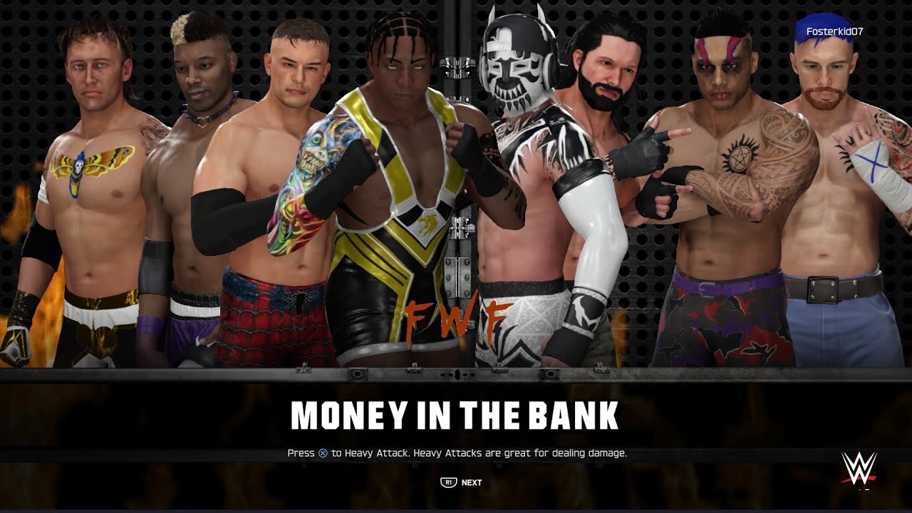 A 8 man battle royale for the new fwf title contact