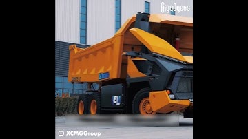 XCMG XDR80TE-AT autonomous mining truck #gigadgets #truck #autonomos #electric #productivity
